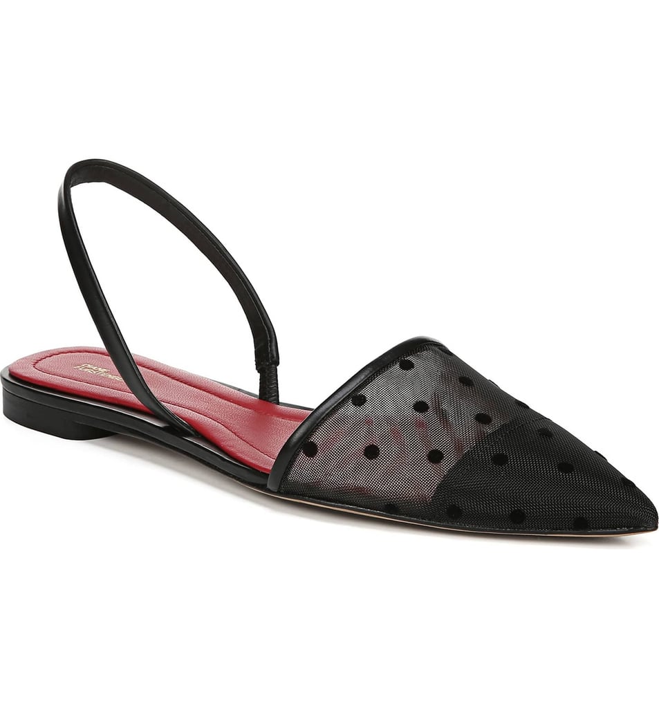 dvf slingback flats