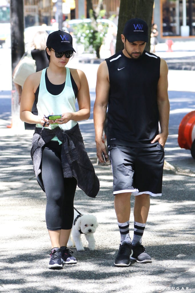 Demi Lovato and Wilmer Valderrama Walk Dog in Vancouver