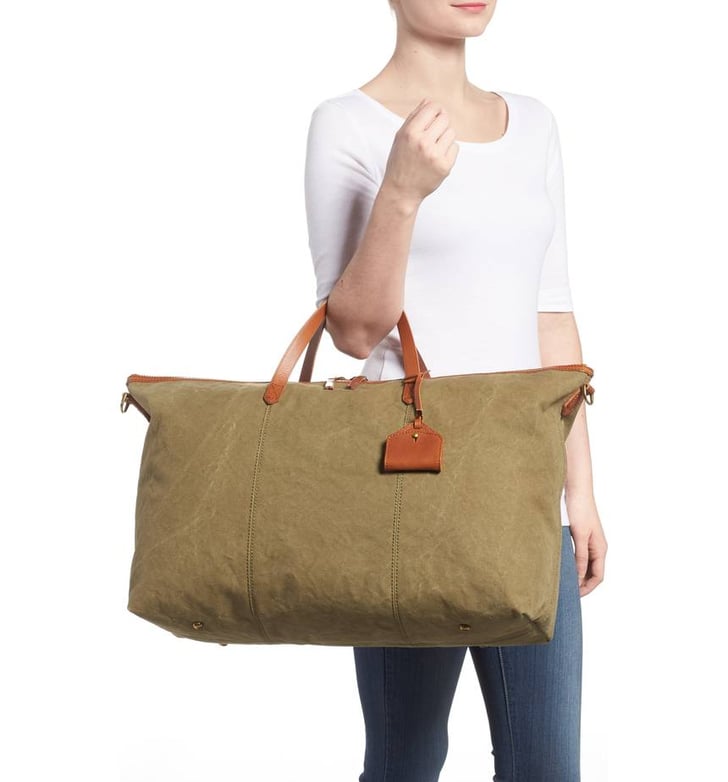 Madewell Transport Canvas Weekend Bag Best Weekender Bags 2018