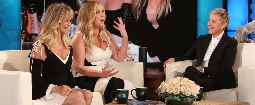 Amy Schumer and Goldie Hawn on The Ellen DeGeneres Show 2017