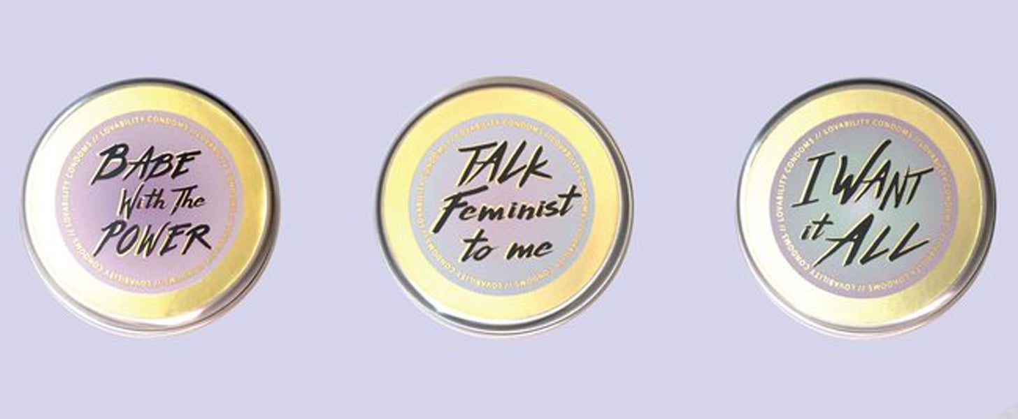 Lovability Feminist Condoms | PS Love