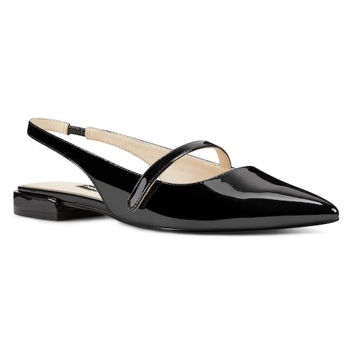 Nine West Rilee Pointed Toe Slingback Flats