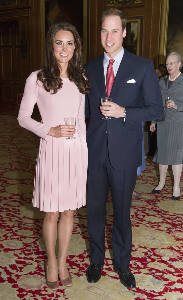 The Royal Couple at a Lunch For Sovereign Monarchs