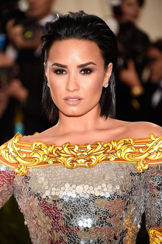 Demi Lovato Moschino Dress at Met Gala 2016