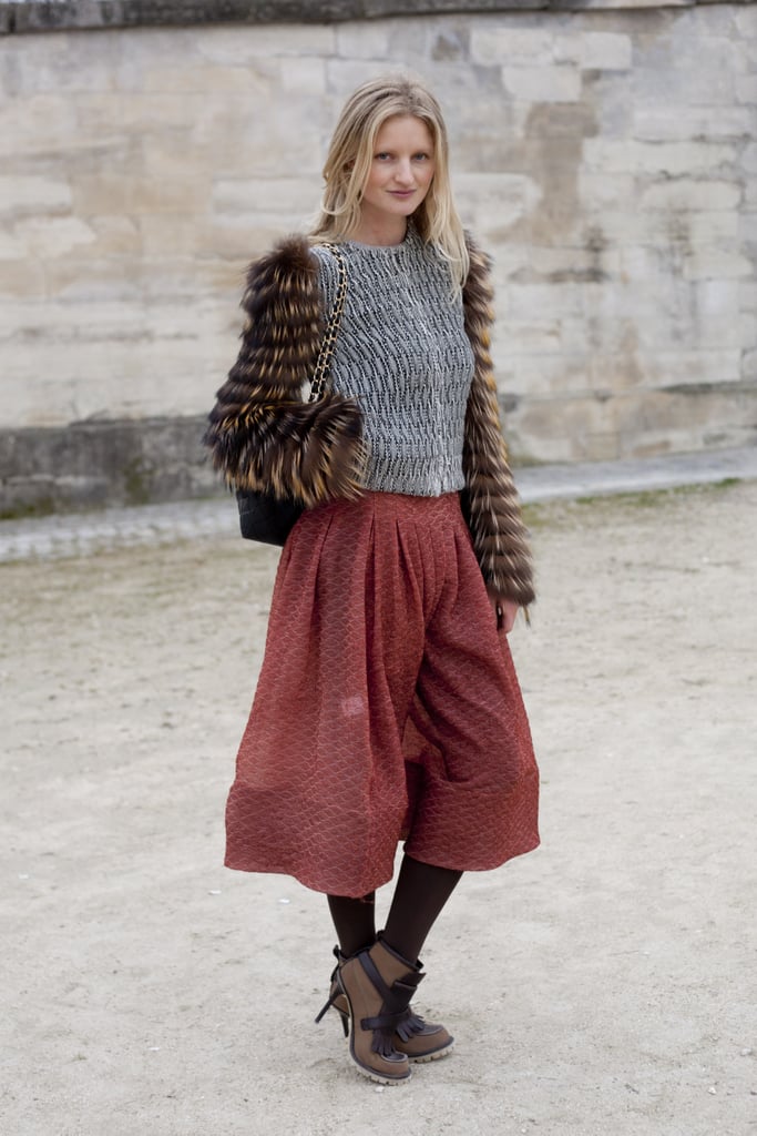 Paris Fashion Week Street Style Fall 2012 Paris Fashion Week Street Style Fall 2012