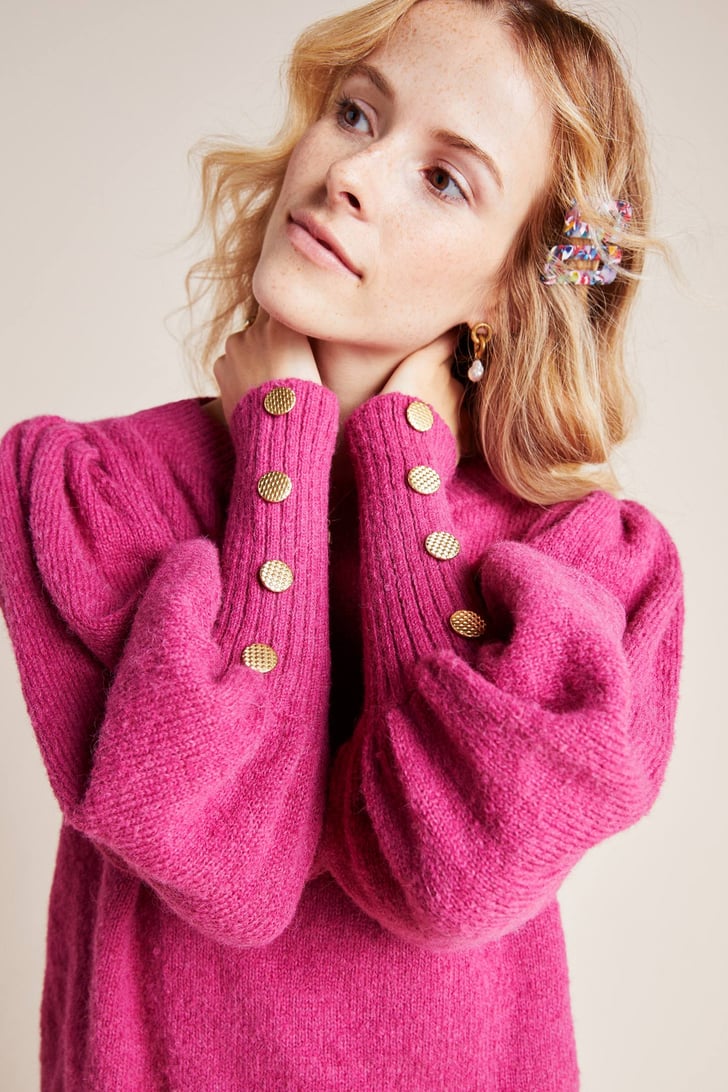 Stella Pardo Liam Button-Cuffed Sweater | The Best and Cutest Sweaters ...