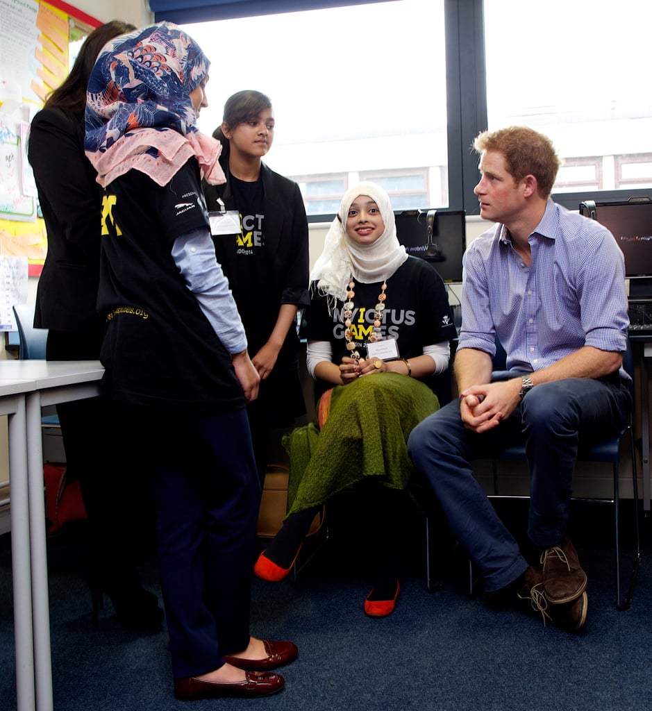 Prince Harry at Bethnal Green Academy July 2014 | Pictures