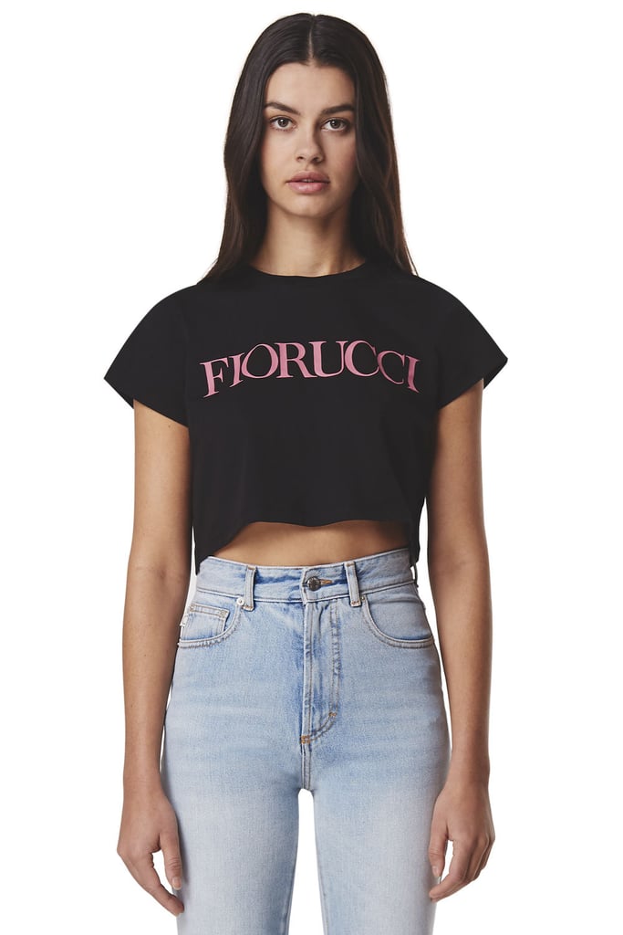 Fiorucci Logo Cropped T-Shirt