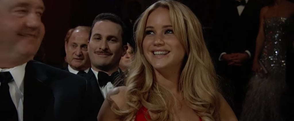 Darren Aronofsky and Jennifer Lawrence at the 2011 Oscars