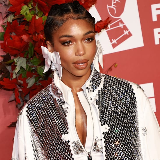 Lori Harvey's Crystal Coat and Maxi Skirt | Photos