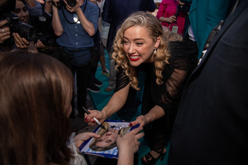 Amber Heard Makes First Red Carpet Appearance Since Trial