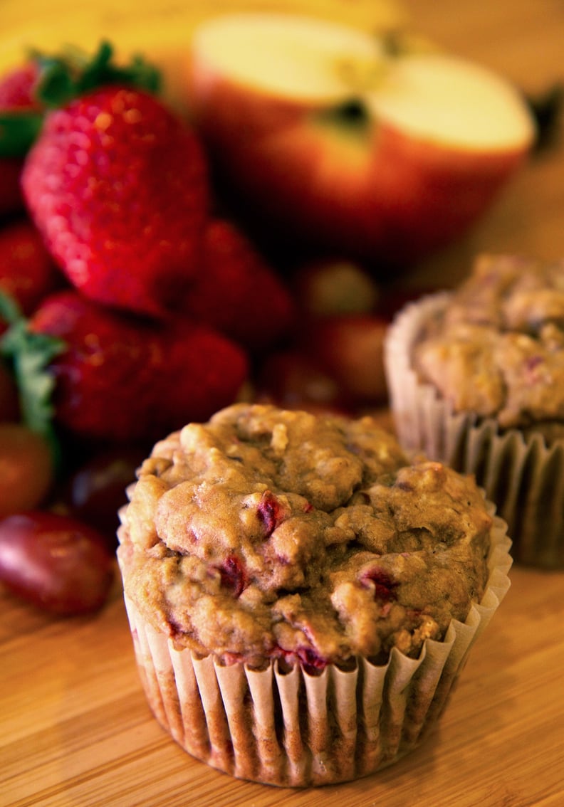 Banana Strawberry Apple Grape Muffins