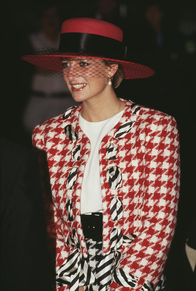 Princess Diana and Kate Middleton Fashion: Houndstooth Print
