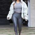 Here's a First: Kim Kardashian Wore Her Gym Leggings With Invisible Shoes