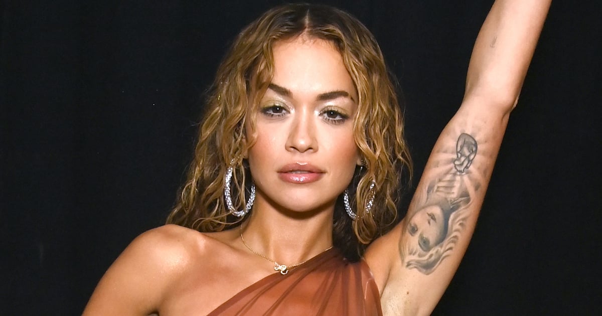 Rita Ora’s Sheer Latex Dress and Nude Thong | Photos