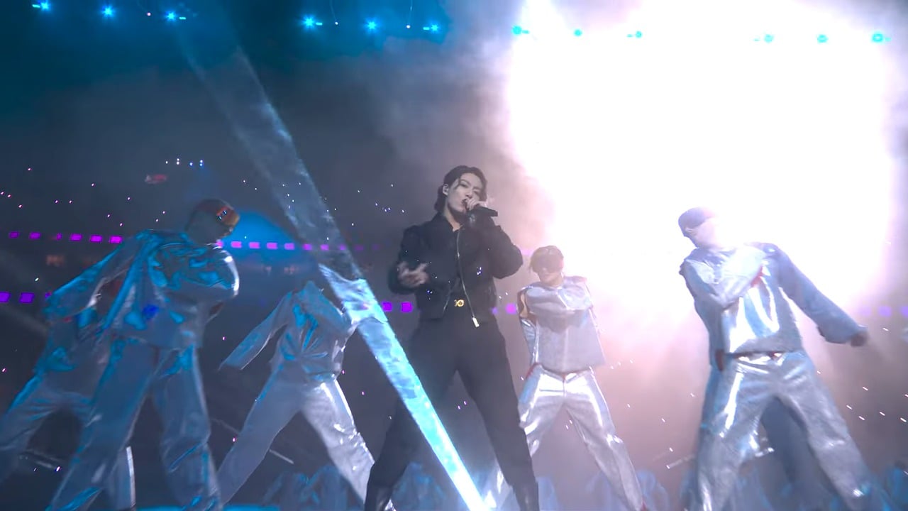 Watch Jungkook Perform New Single "Dreamers" at the FIFA World Cup