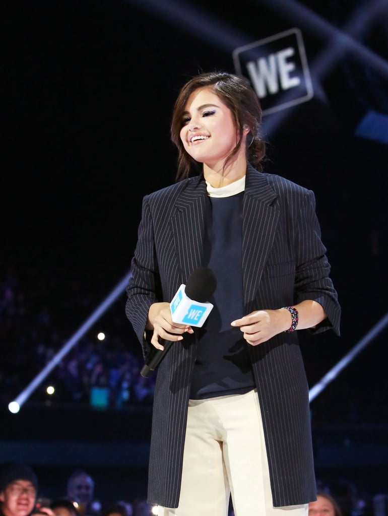 Selena Gomez Wearing a Suit April 2019
