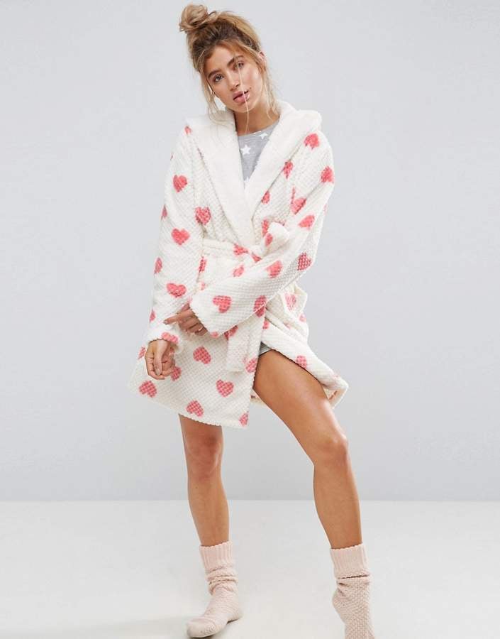 ASOS Heart Embossed Robe