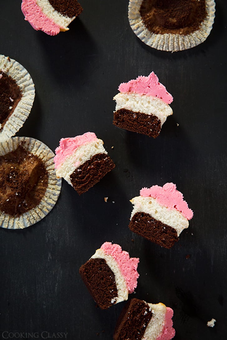 Neapolitan Cupcakes