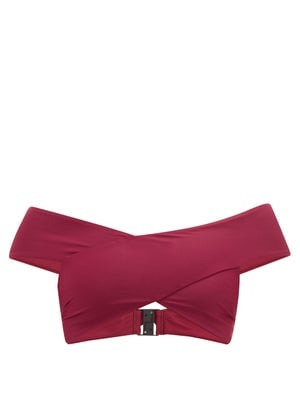 Casa Raki Paula Off-the-Shoulder Crossover Bikini Top
