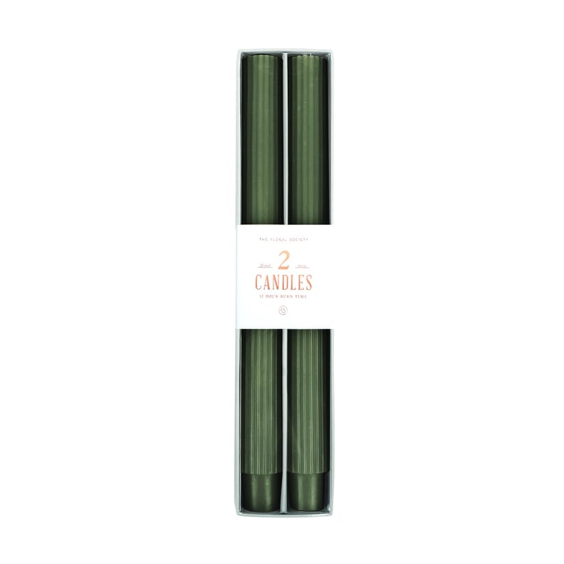 A Festive Vibe: The Floral Society Fancy Taper Candles