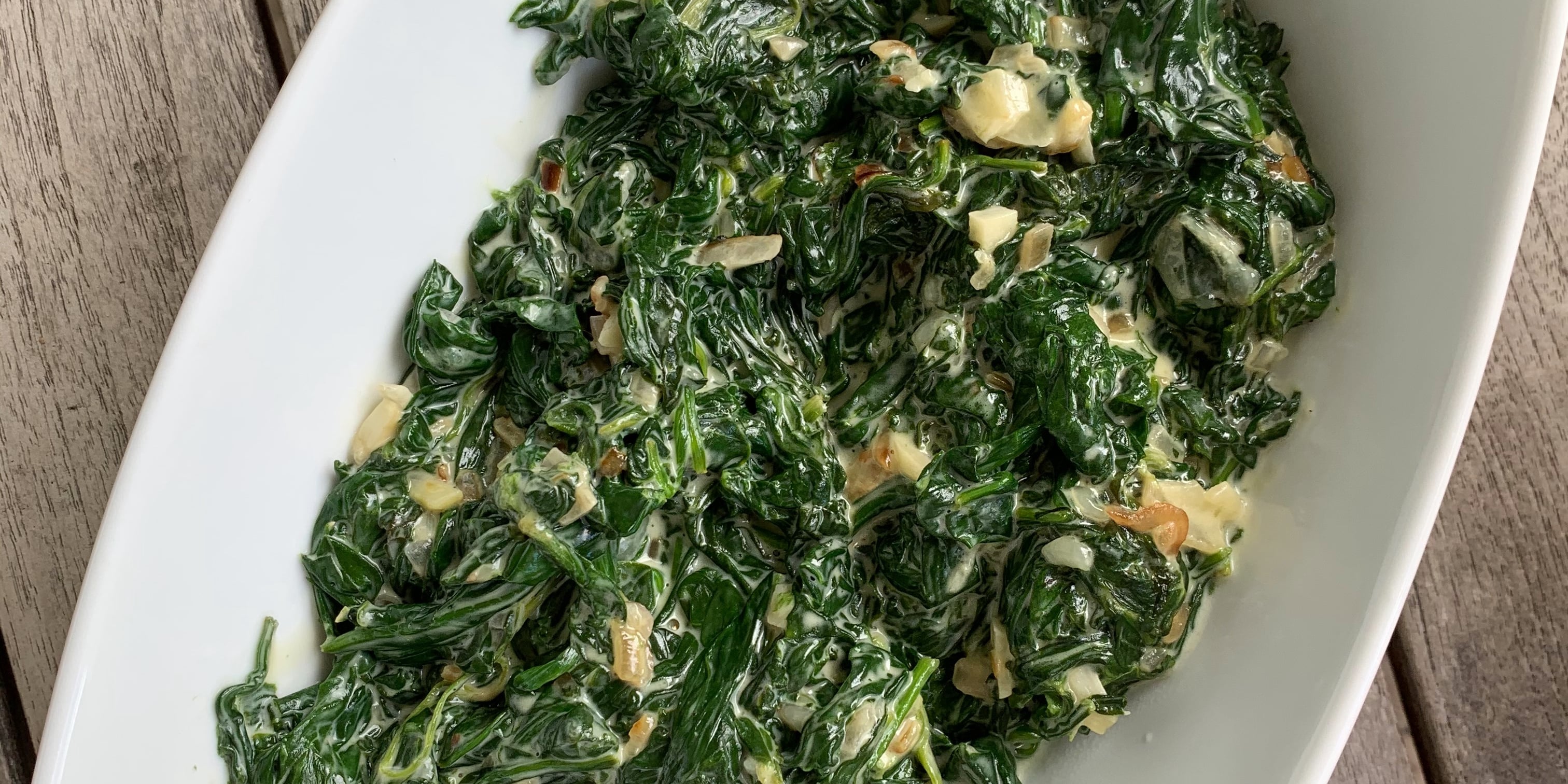 Creamed Spinach Recipe PS Food