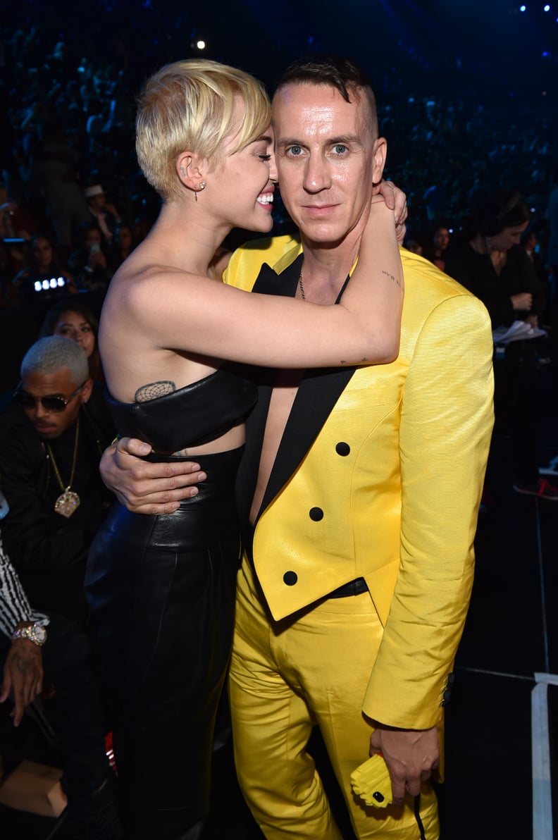 Miley Cyrus and Jeremy Scott at the 2014 MTV VMAs