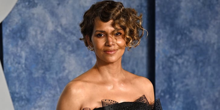 Halle Berry Stuns in a Sheer, Sequin Minidress at the Oscars Afterparty