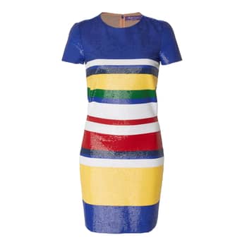 Sequin Stripe Gown by Lauren Ralph Lauren for $55