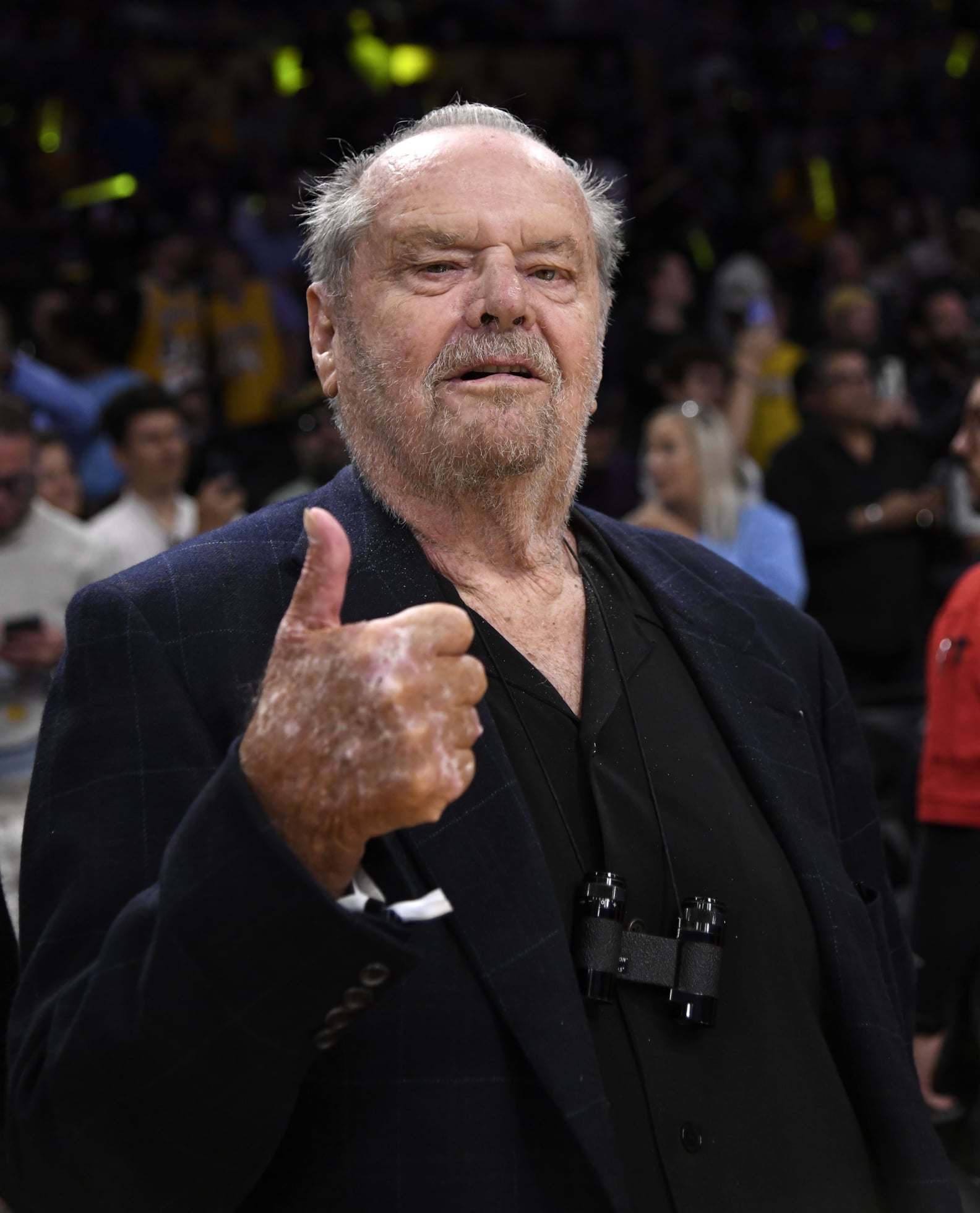 Jack Nicholson Makes Rare Public Appearance at Lakers Game POPSUGAR