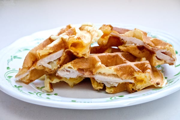 Turkey Cheese Waffles