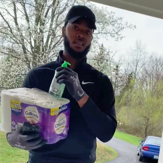 Delivery Man Gets Health Supplies Outside a House | Video