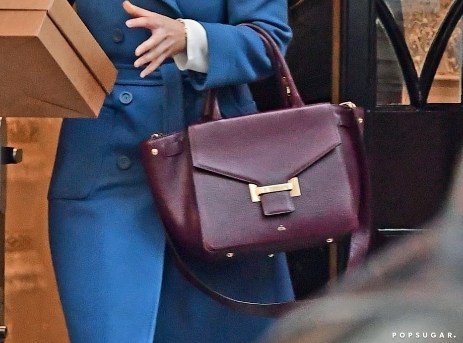 Princess Beatrice Blue Coat Before Eugenie's Wedding 2018
