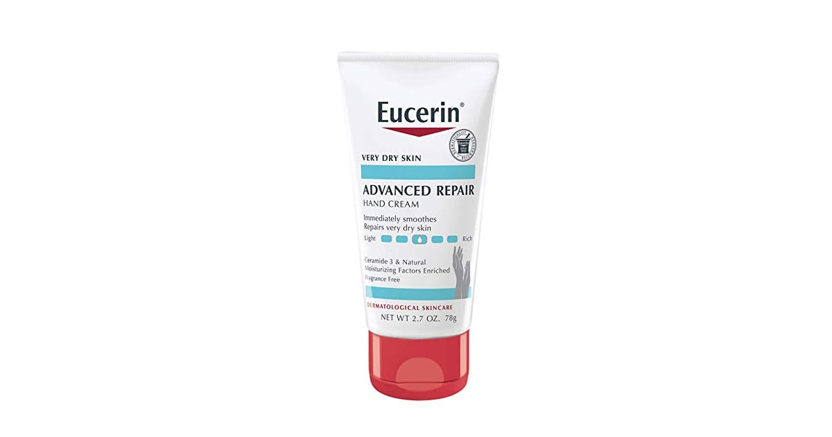Eucerin Advanced Repair Hand Cream Best Hand Creams to Use For Dry