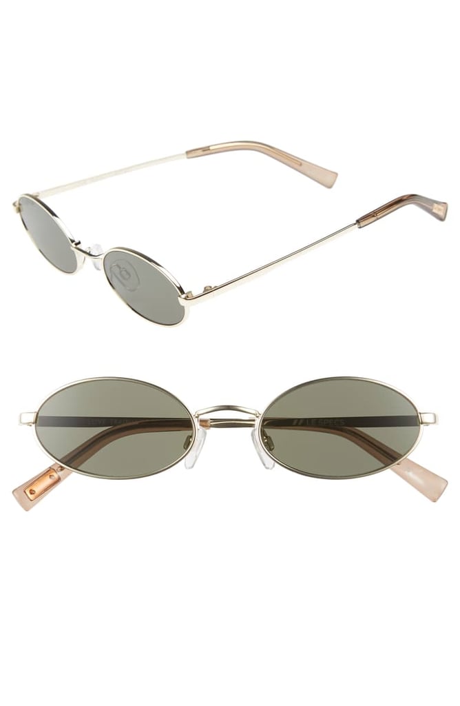 Le Specs Love Train Oval Sunglasses