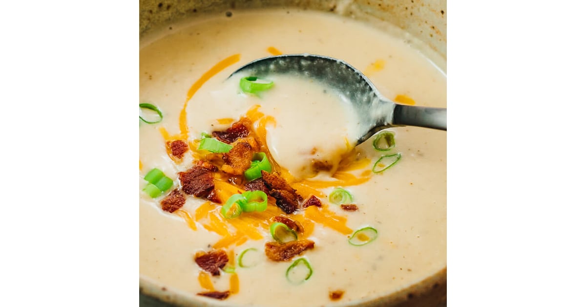 Keto Cauliflower Cheese Soup HighProtein Instant Pot Recipes