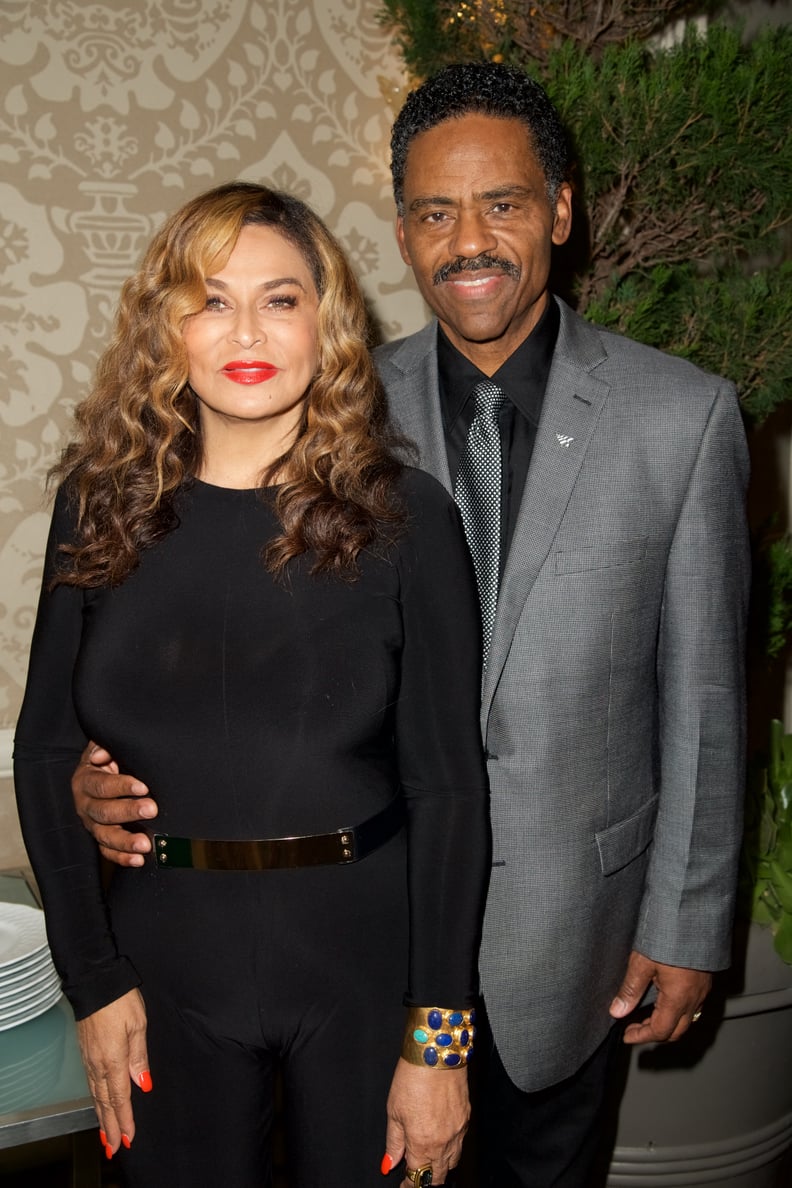LOS ANGELES, CA - NOVEMBER 12:  (L-R) Tina Knowles Lawson and Richard Lawson attend In A Perfect World Foundation Honors Quincy Jones at Four Seasons Hotel Los Angeles at Beverly Hills on November 12, 2017 in Los Angeles, California.  (Photo by Earl Gibso