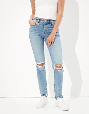 American Eagle Outfitters Ripped High-Waisted Skinny Jean