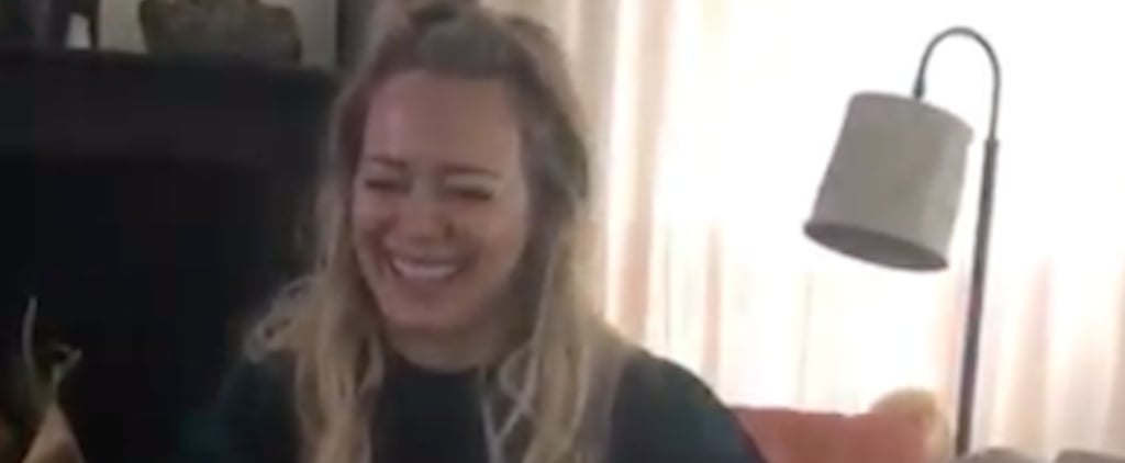 Aww! Hilary Duff Has a "Family Viewing" of The Lizzie McGuire Movie With Her Kids