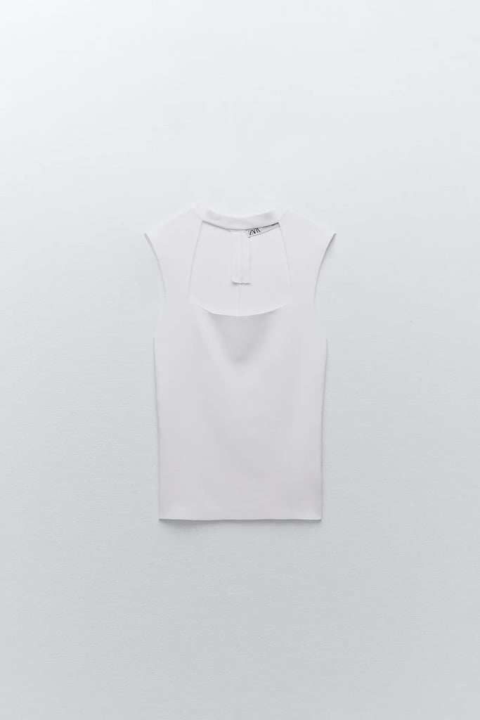 Cut Out Knit Top