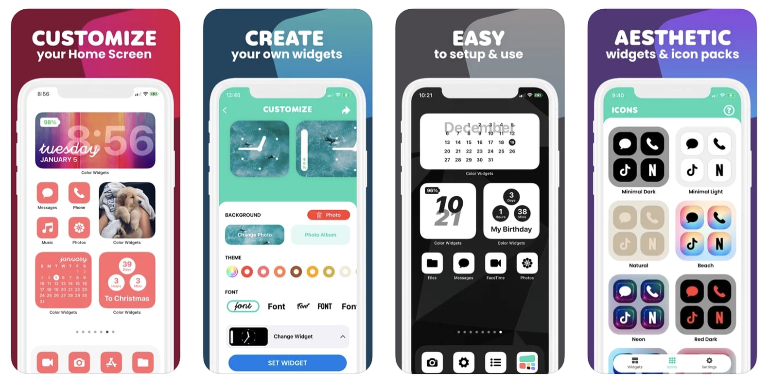 apps to customize my home screen