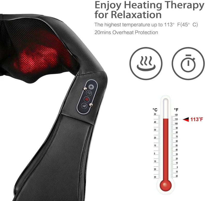 Naipo Shiatsu Back and Neck Massager With Heat