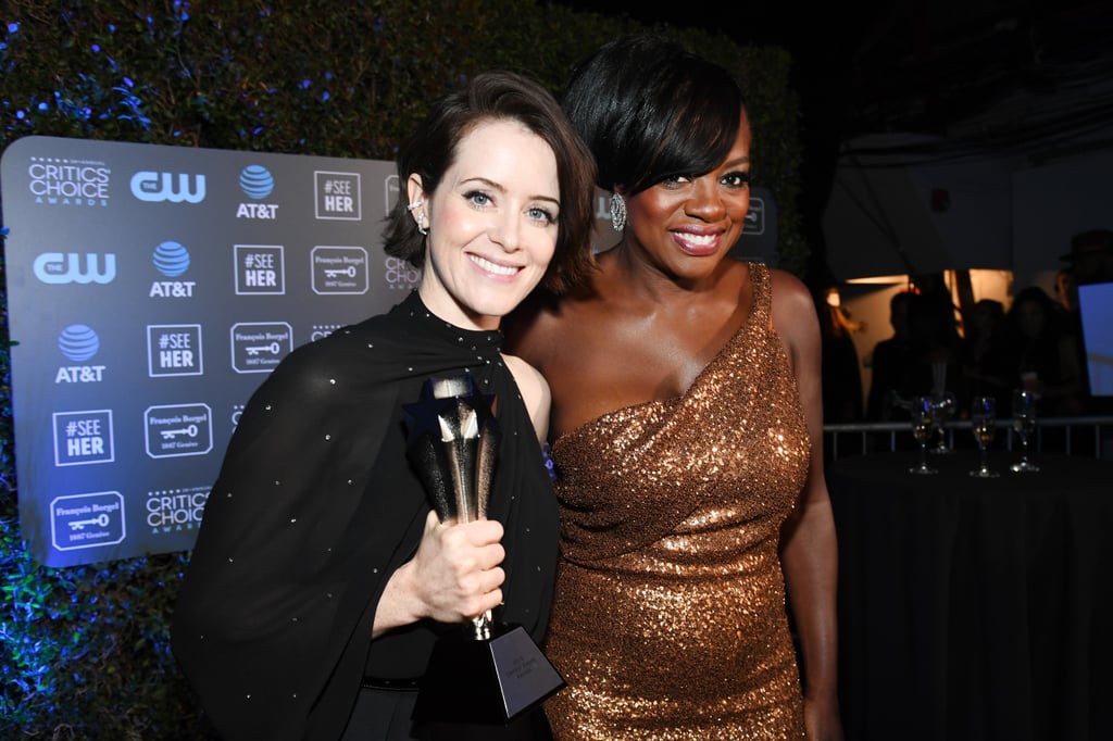 Pictured: Claire Foy and Viola Davis