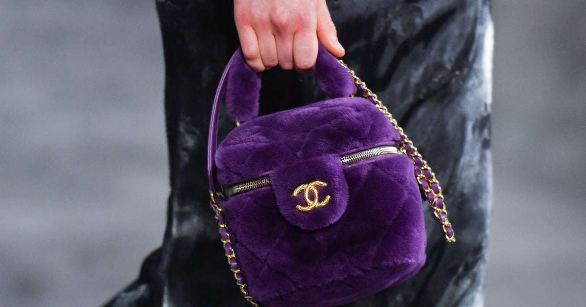 Chanel Quilted Faux Fur Bag