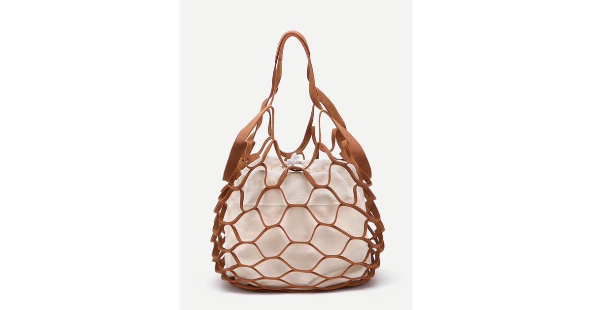 Shein Net Tote Bag | How to Wear the Grocery Bag Trend | POPSUGAR ...
