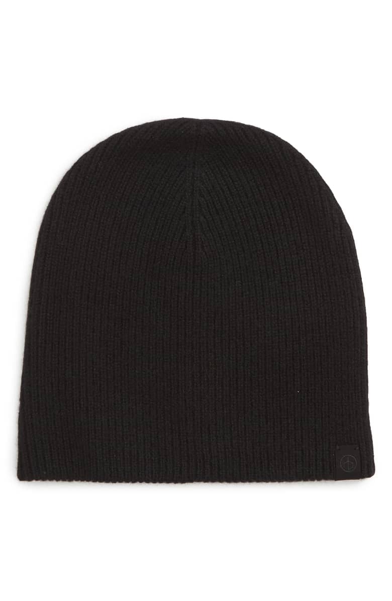 rag & bone Ace Rib Knit Cashmere Beanie