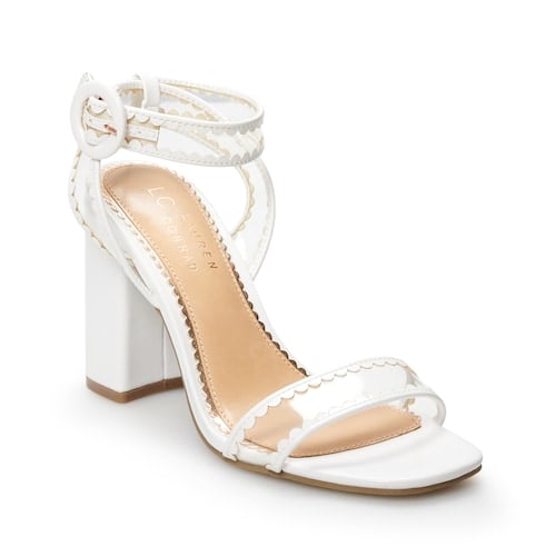 LC Lauren Conrad Amazonite Strappy Sandals