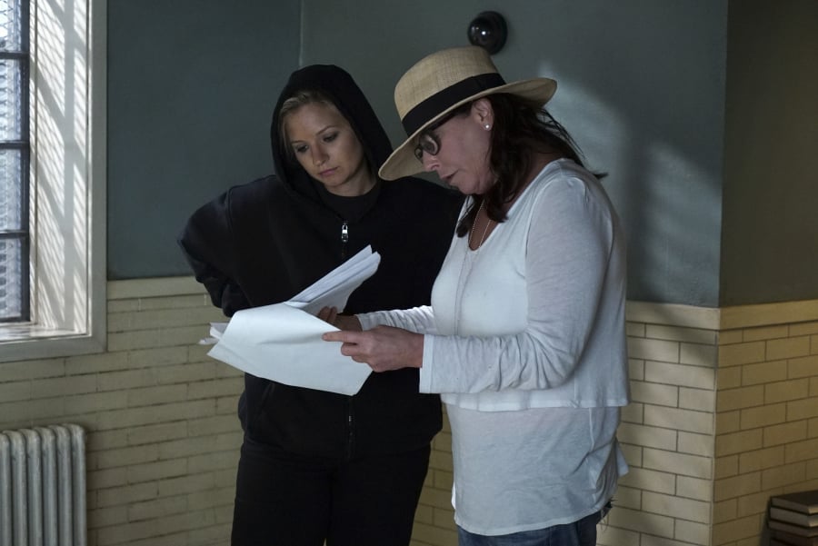 Creator I. Marlene King behind the scenes.