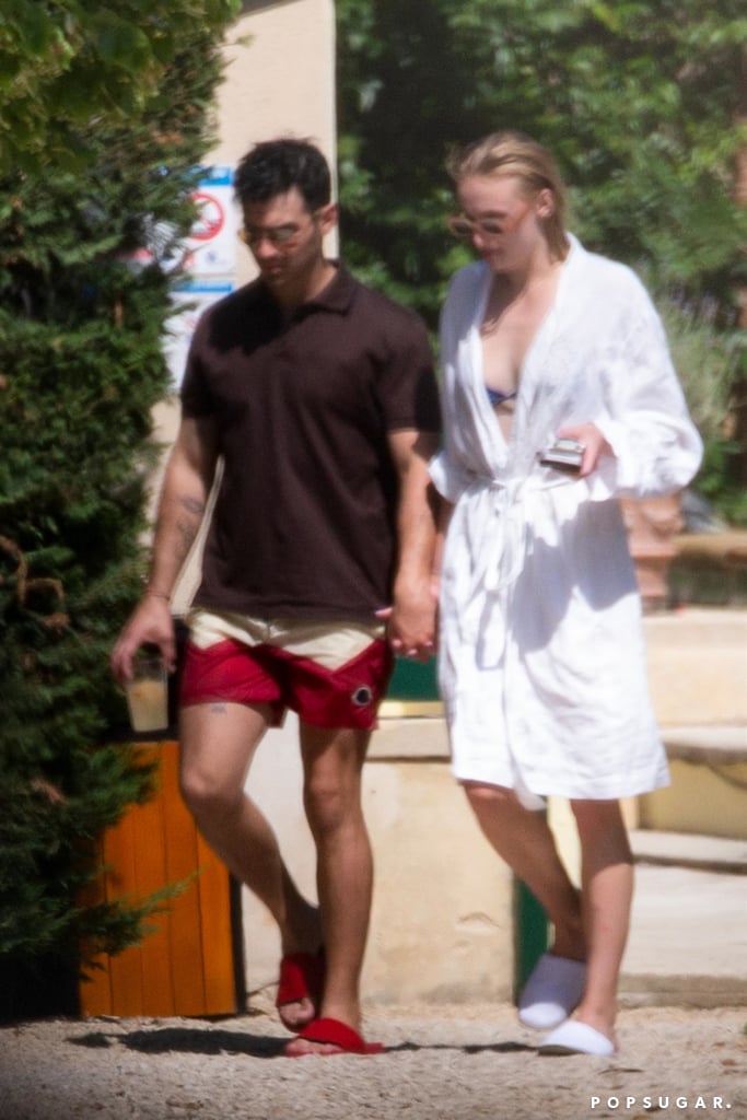 Joe Jonas and Sophie Turner at Wedding Venue Pictures