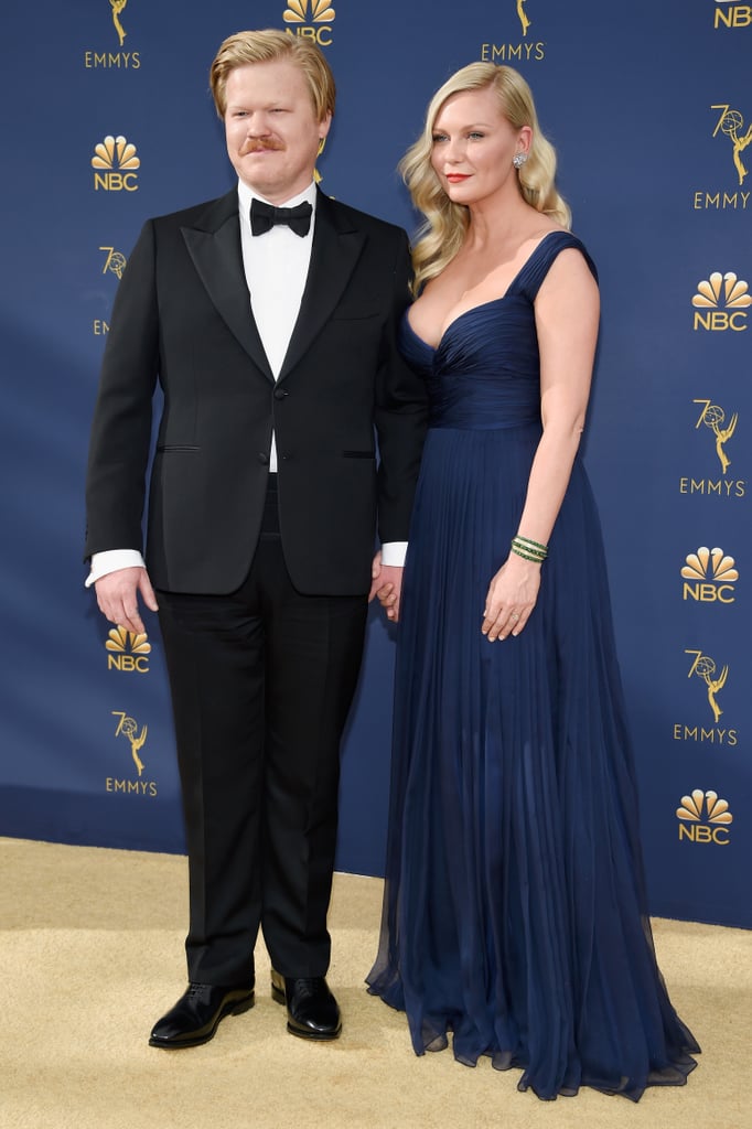 Kirsten Dunst and Jesse Plemons at the 2018 Emmys